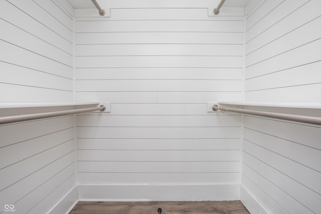 1456 Fletcher Ave, Indianapolis, IN 46203 - walk in closet featuring dark wood finished floors