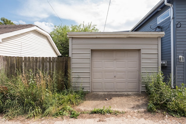1456 Fletcher Ave, Indianapolis, IN 46203 - view of garage