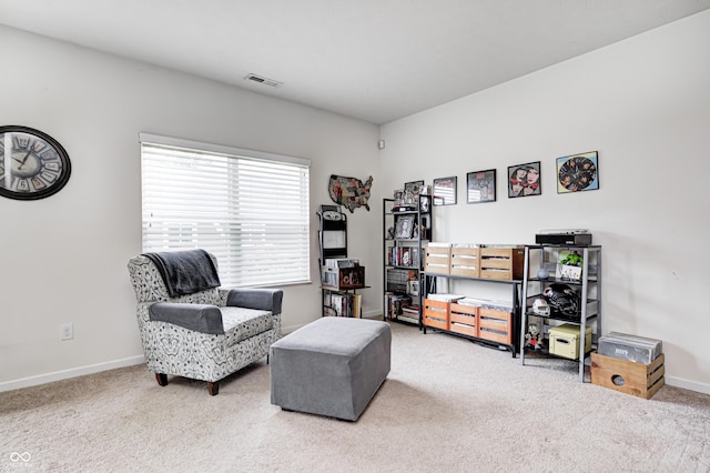 1270 W Limestone Way, Fortville, IN 46040 - sitting room featuring carpet floors