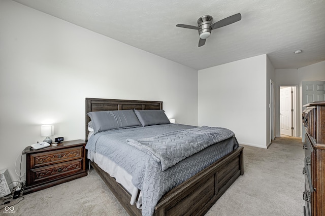 1270 W Limestone Way, Fortville, IN 46040 - bedroom featuring light colored carpet and ceiling fan