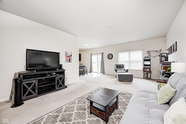 1270 W Limestone Way, Fortville, IN 46040 - living room with carpet and baseboards
