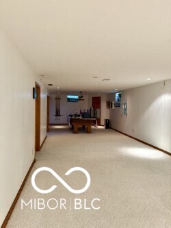 4680 Cartersburg Rd, Plainfield, IN 46168 - game room with billiards table and light colored carpet