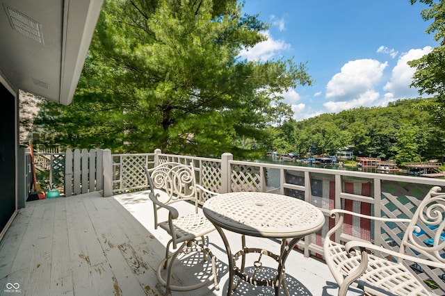 6254 Grosbeak Ct, Nineveh, IN 46164 - view of wooden deck
