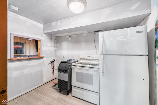 6254 Grosbeak Ct, Nineveh, IN 46164 - kitchen featuring white appliances and wood finish floors