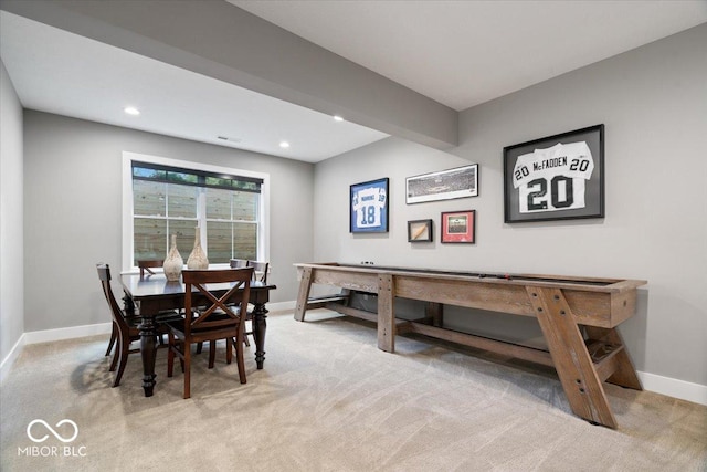 20440 Chatham Hills Blvd, Westfield, IN 46074 - dining area featuring light colored carpet and recessed lighting