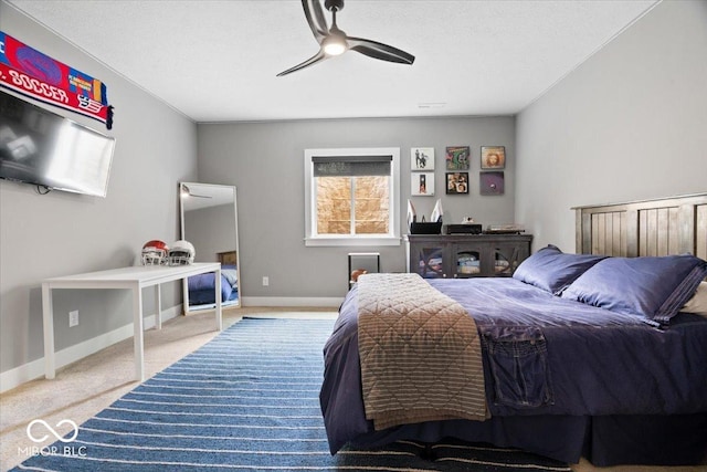 20440 Chatham Hills Blvd, Westfield, IN 46074 - bedroom featuring carpet and a ceiling fan