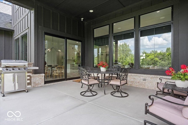 20440 Chatham Hills Blvd, Westfield, IN 46074 - view of patio / terrace with a grill