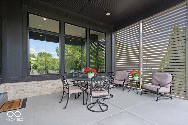 20440 Chatham Hills Blvd, Westfield, IN 46074 - view of patio / terrace featuring outdoor dining area