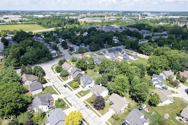 1804 Emerald Pines Ln, Westfield, IN 46074 - aerial view of residential area featuring a tree filled landscape