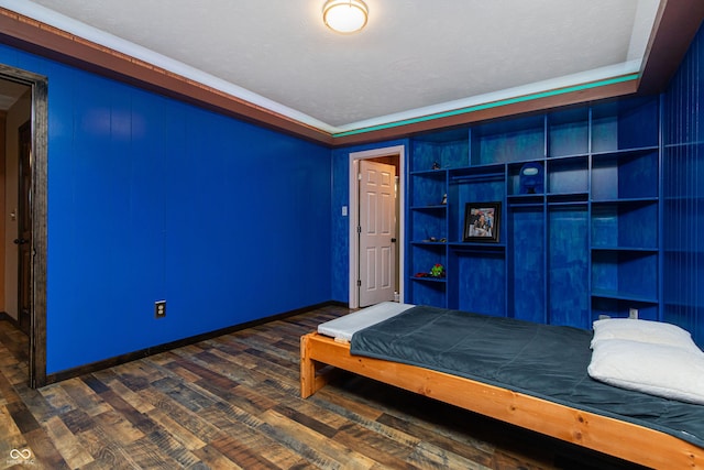 1202 E Stop 10th Rd, Indianapolis, IN 46227 - bedroom with dark wood-type flooring and baseboards