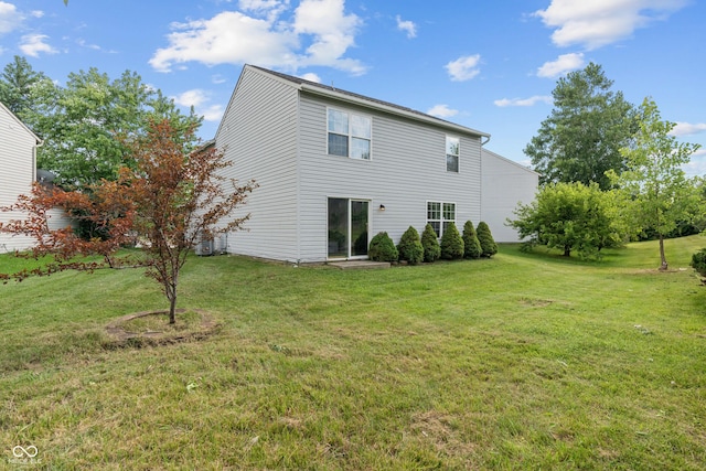 2359 Bremhaven Ct, Indianapolis, IN 46229 - back of property with a lawn