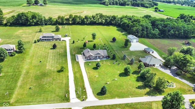 421 Lowry St, Jamestown, IN 46147 - aerial view of sparsely populated area featuring agricultural land