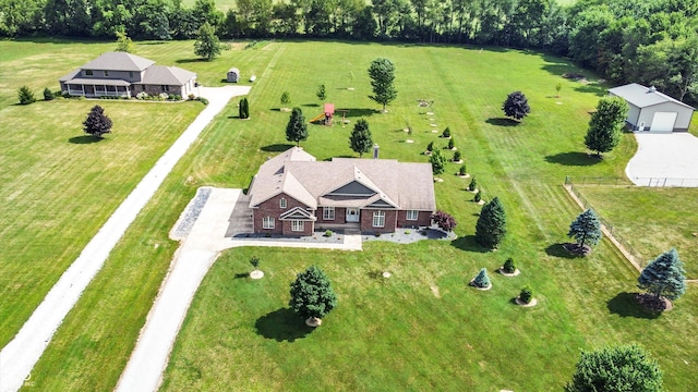 421 Lowry St, Jamestown, IN 46147 - view from above of property