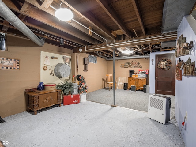 1556 E 400 S, Greenfield, IN 46140 - view of unfinished basement
