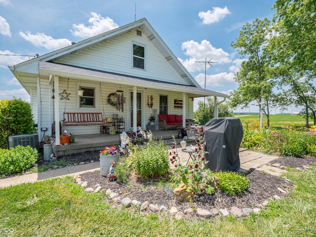1556 E 400 S, Greenfield, IN 46140 - view of front of home featuring covered porch