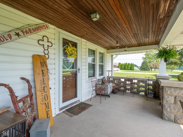 1556 E 400 S, Greenfield, IN 46140 - entrance to property featuring covered porch