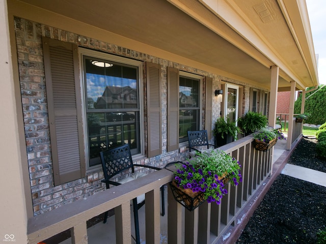 4443 W Windsong Ct, New Palestine, IN 46163 - view of covered porch