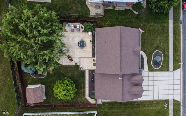 4443 W Windsong Ct, New Palestine, IN 46163 - bird's eye view