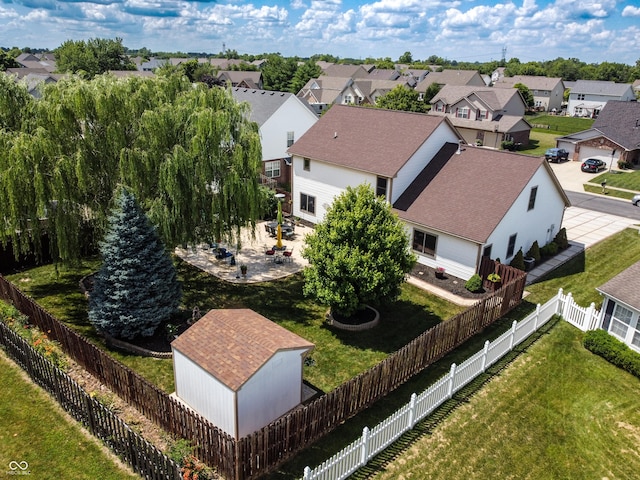 4443 W Windsong Ct, New Palestine, IN 46163 - aerial perspective of suburban area
