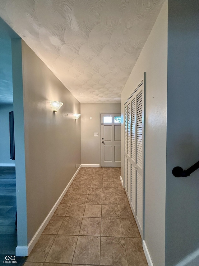 9808 E Troy Ave, Indianapolis, IN 46239 - hallway with baseboards