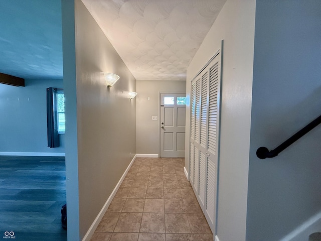9808 E Troy Ave, Indianapolis, IN 46239 - hallway with healthy amount of natural light