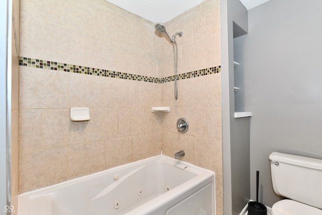 524 Concord Ct, Fishers, IN 46038 - bathroom featuring a combined bath / shower with jetted tub and toilet