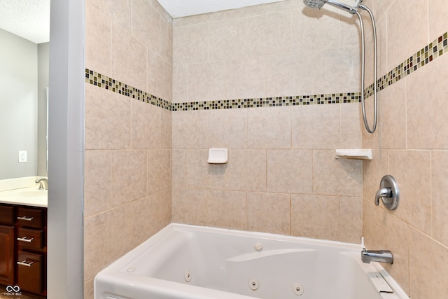 524 Concord Ct, Fishers, IN 46038 - full bath with vanity and a combined bath / shower with jetted tub