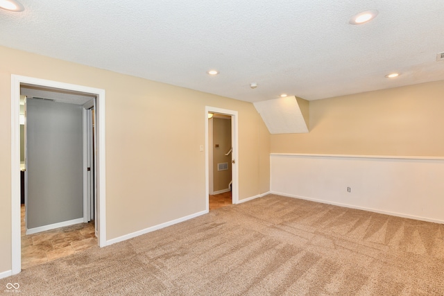 524 Concord Ct, Fishers, IN 46038 - basement featuring carpet floors, recessed lighting, and a textured ceiling
