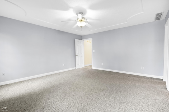 3244 Skyview Ct, Columbus, IN 47203 - unfurnished room with ceiling fan and carpet