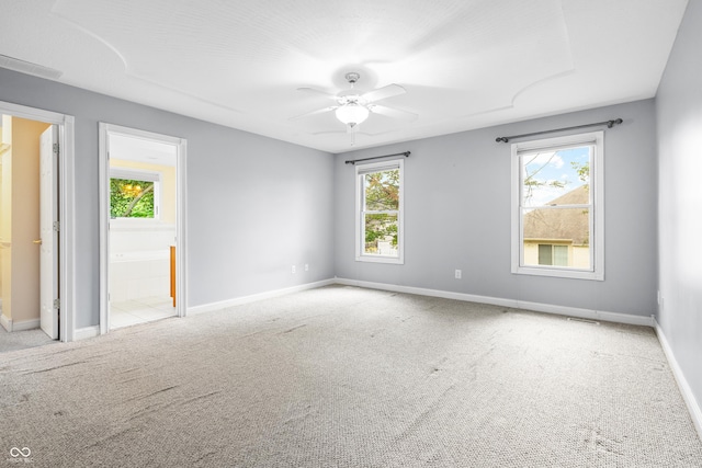 3244 Skyview Ct, Columbus, IN 47203 - carpeted spare room featuring plenty of natural light and ceiling fan