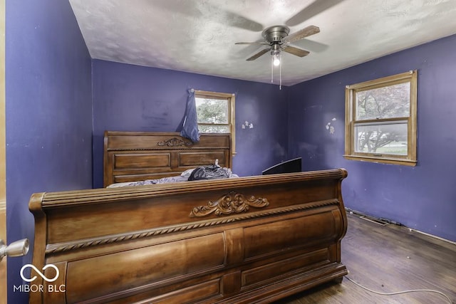 462 Woodview Dr, Noblesville, IN 46060 - bedroom featuring wood finished floors and ceiling fan