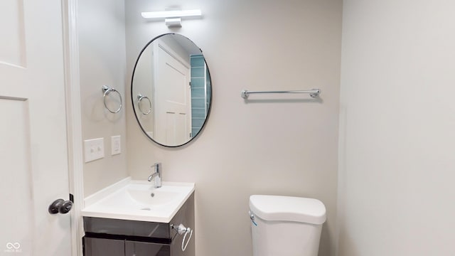 830 Stardust Blvd, Noblesville, IN 46060 - half bathroom with vanity and toilet