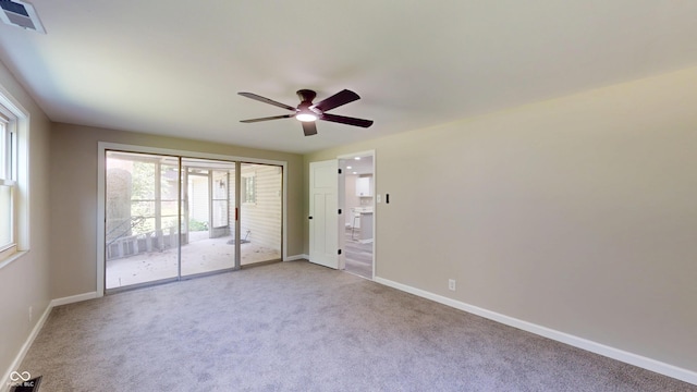 830 Stardust Blvd, Noblesville, IN 46060 - empty room with a ceiling fan and carpet floors