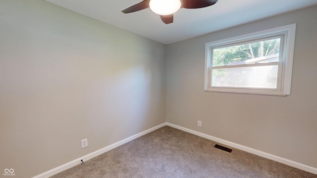 830 Stardust Blvd, Noblesville, IN 46060 - spare room with a ceiling fan and carpet floors