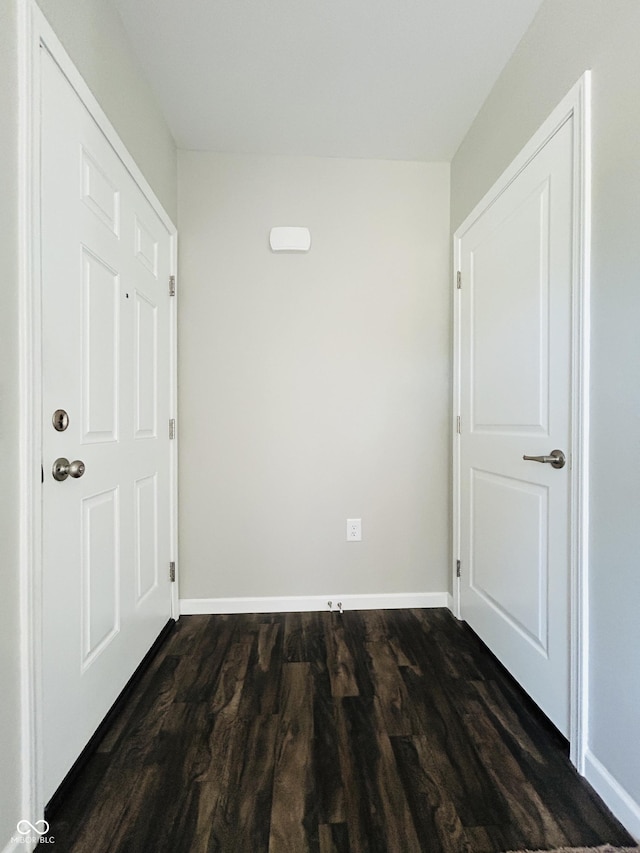 10 Doe Creek Cir, Cloverdale, IN 46120 - spare room with baseboards and dark wood-type flooring