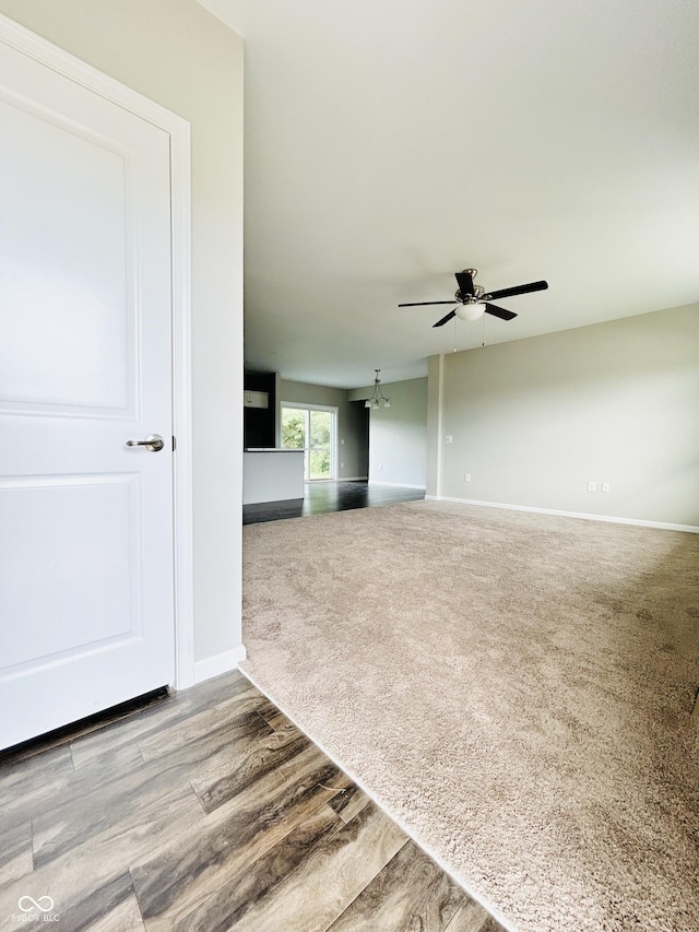 10 Doe Creek Cir, Cloverdale, IN 46120 - unfurnished room featuring ceiling fan and carpet