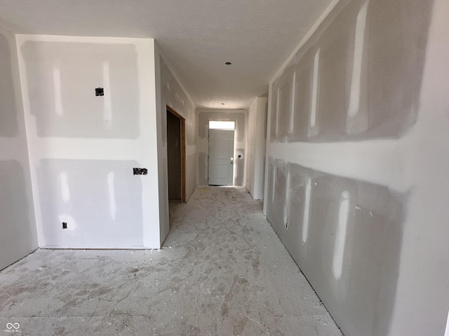 9417 Crimson Cir, Lapel, IN 46051 - corridor featuring a textured ceiling