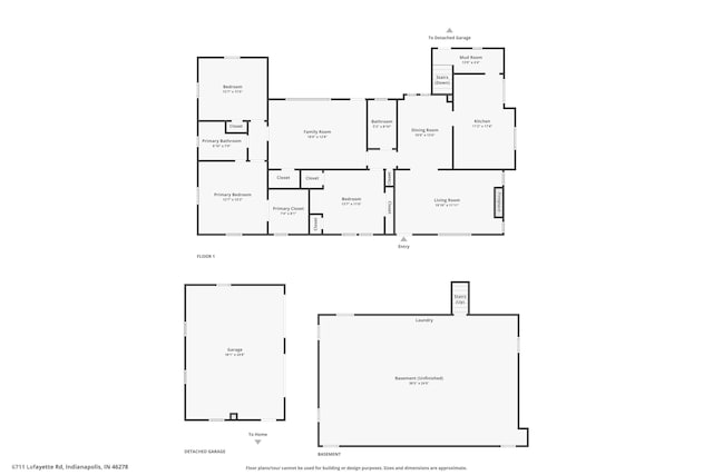 6711 Lafayette Rd, Indianapolis, IN 46278 - view of room layout