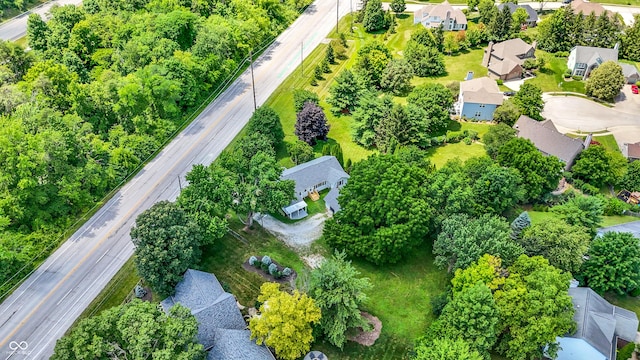 6711 Lafayette Rd, Indianapolis, IN 46278 - aerial view of property's location with nearby suburban area and a highway