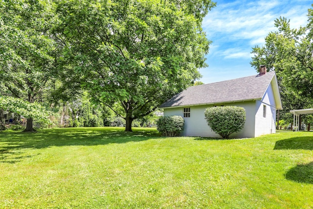 6711 Lafayette Rd, Indianapolis, IN 46278 - view of green lawn