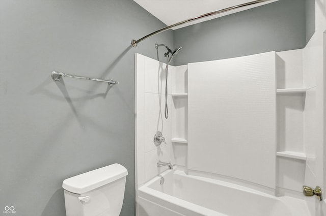 3302 Beech Dr, Columbus, IN 47203 - full bathroom with toilet and tub / shower combination