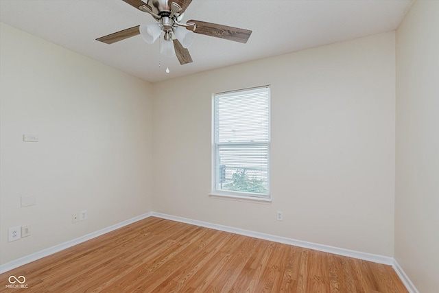 3183 Hemlock St, Whiteland, IN 46184 - unfurnished room featuring light wood-style floors and a ceiling fan