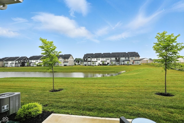 18750 Terra Vis Pl, Westfield, IN 46074 - view of community with a residential view, a yard, and a water view