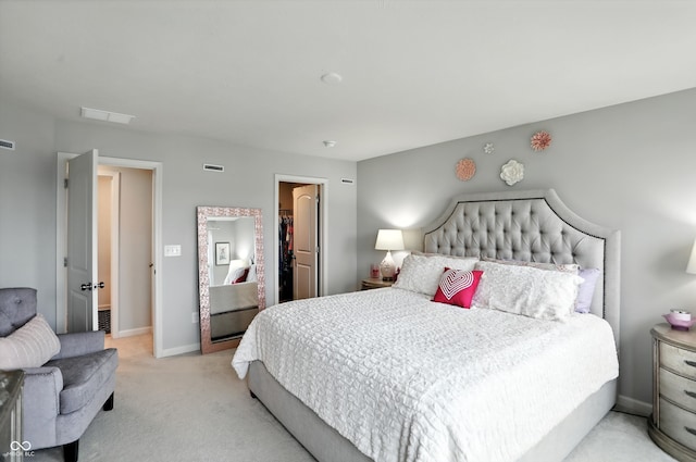 18750 Terra Vis Pl, Westfield, IN 46074 - bedroom featuring light colored carpet and baseboards