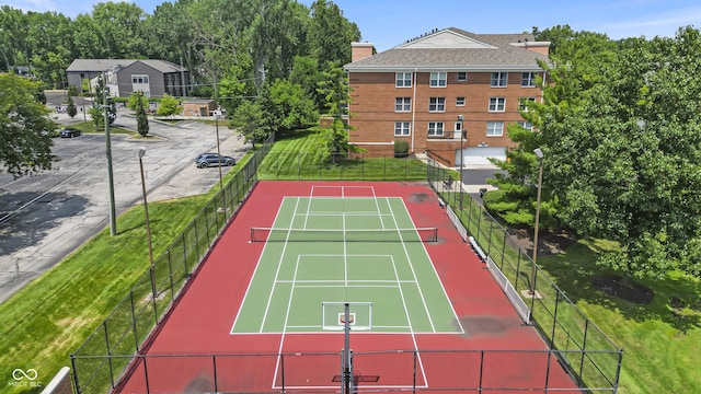 8650 Jaffa Ct W Drive 32, Indianapolis, IN 46260 - view of tennis court
