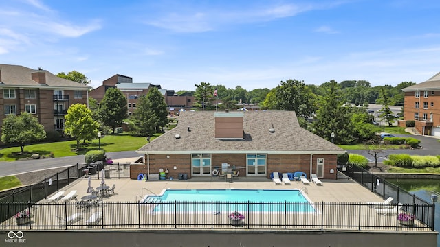8650 Jaffa Ct W Drive 32, Indianapolis, IN 46260 - community pool featuring a patio area