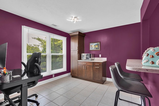8650 Jaffa Ct W Drive 32, Indianapolis, IN 46260 - office with light tile patterned floors and a textured ceiling