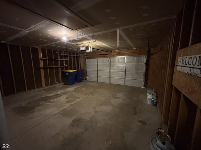 7313 Shanna Cir, Indianapolis, IN 46236 - garage with a garage door opener