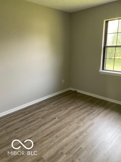 7313 Shanna Cir, Indianapolis, IN 46236 - empty room with wood finished floors and baseboards