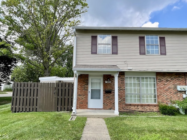 4933 Oakwood Trl, Indianapolis, IN 46268 - view of front of property with brick siding
